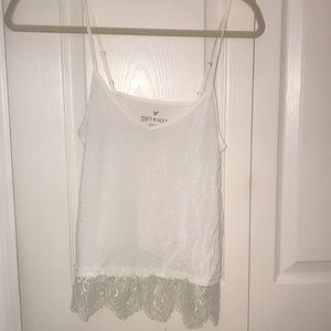 American Eagle Cream Tank Top
